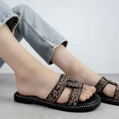 moda in pelle Lupin Leopard Porvair