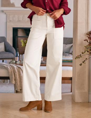 frank & eileen Wide-Leg Utility Pant