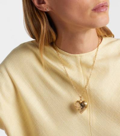 Mytheresa gold pendant with diamonds